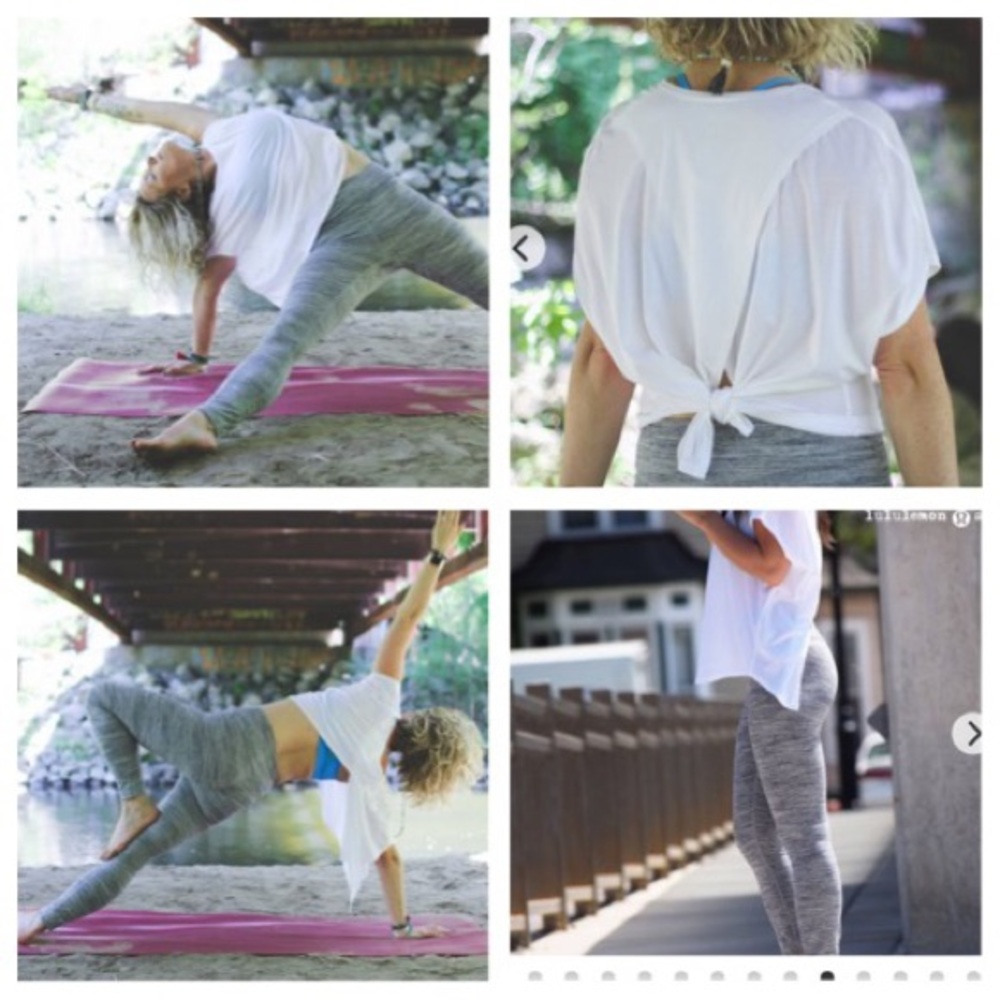 Lululemon Devout short sleeve tee in grey